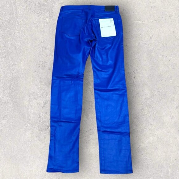 NWT purple brand blue patent skinny jeans - Picture 6 of 8